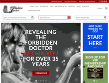Tablet Screenshot of forbiddendoctor.com